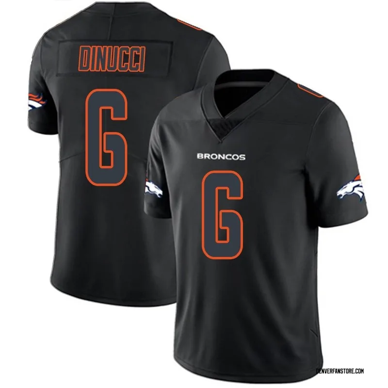 Women's Nike Ben DiNucci Orange Denver Broncos Team Game Jersey