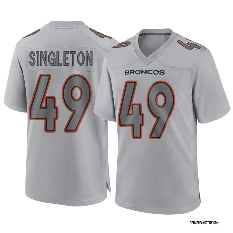 Men's JerseyDenver Broncos Alex Singleton 49 White Vapor Limited Jersey -  Men's - Bluefink