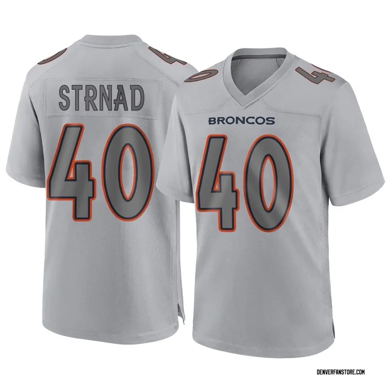 Women's Denver Broncos Justin Strnad Nike Orange Game Jersey