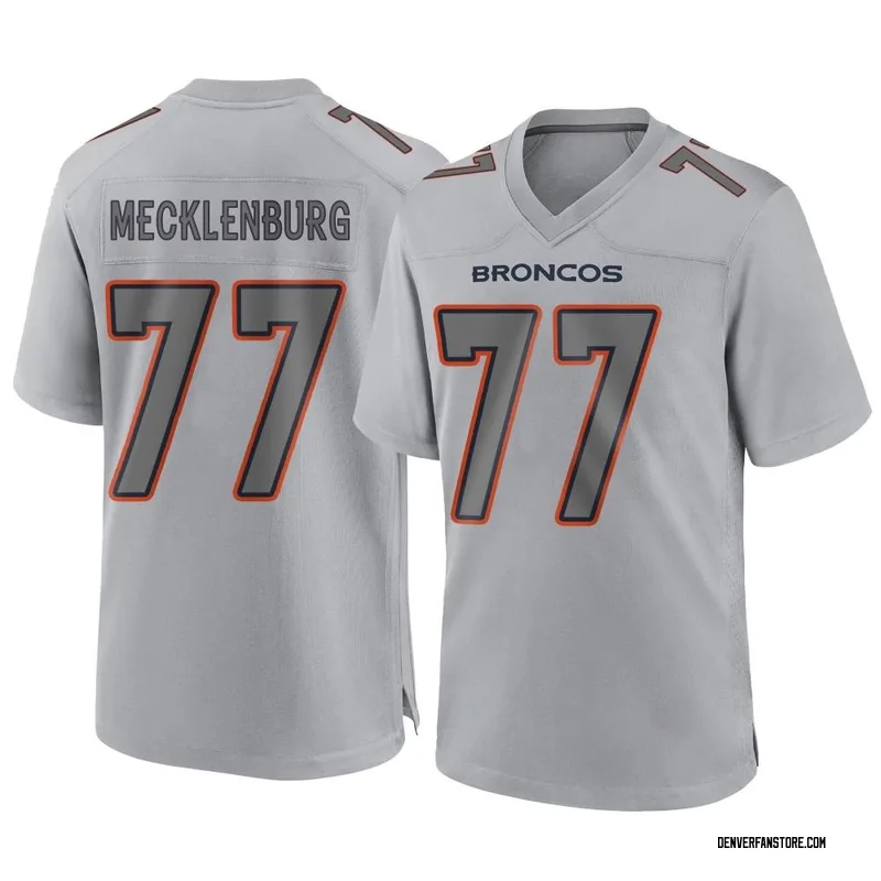 Nike Broncos #77 Karl Mecklenburg Orange Men's Stitched NFL Limited Rush  Jersey