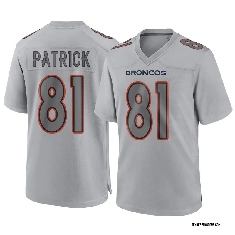 Tim Patrick Men's Nike White Denver Broncos Custom Game Jersey Size: Small