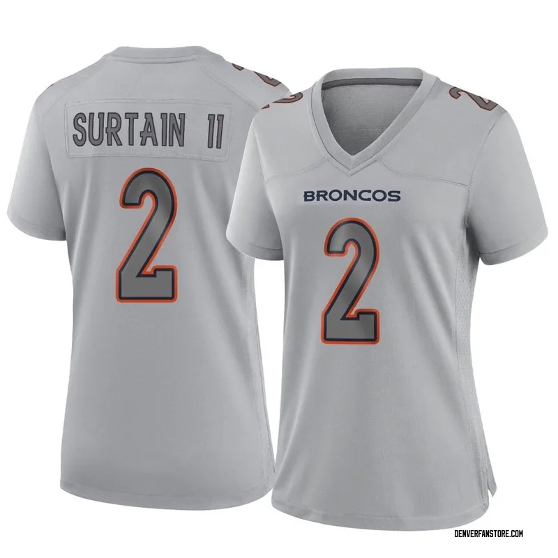 33J Russell Wilson Football Jersey Broncoes Patrick Surtain II Jerry Jeudy  John Elway Courtland Sutton Justin Simmons cousu les hommes jeunes 