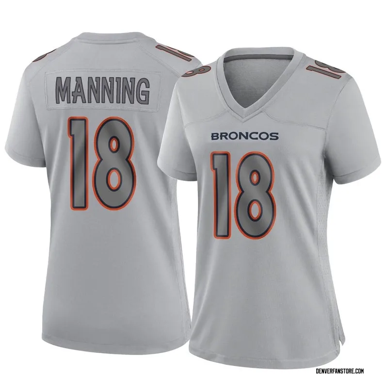 Men's Denver Broncos Jerry Jeudy Nike Gray Atmosphere Fashion Game Jersey