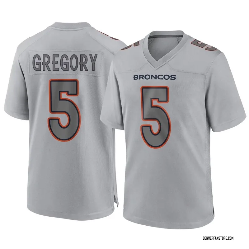 Nike Broncos 5 Randy Gregory White Vapor Untouchable Limited Men Jersey