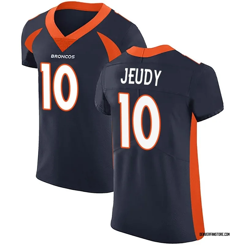 Denver Broncos Jerry Jeudy Gray Atmosphere Fashion Game Jersey