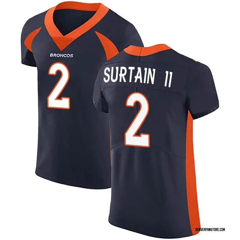 Patrick Surtain II Denver Broncos Nike Men's NFL Limited Jersey in White, Size: 2XL | 32NM05VA8WF-8Y0