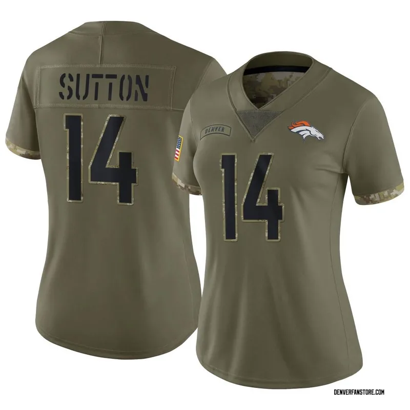 Custom Football 14 Courtland Sutton Jersey 80 Greg Dulcich 9 Kendall Hinton  3 Russell Wilson 33 Javonte Williams 10 Jerry Jeudy Vapor Color Rush Hombre  Mangua Juventud De 13,46 €