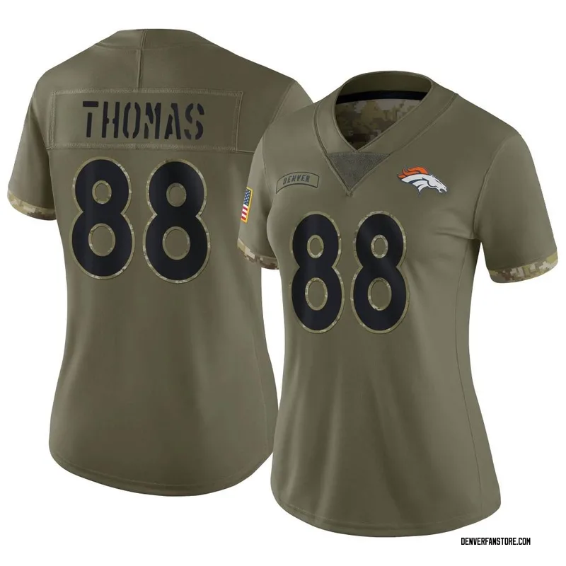 Lot Detail - 2012 Demaryius Thomas Game Used Denver Broncos Road Jersey  From 10/7/12 Game at New England