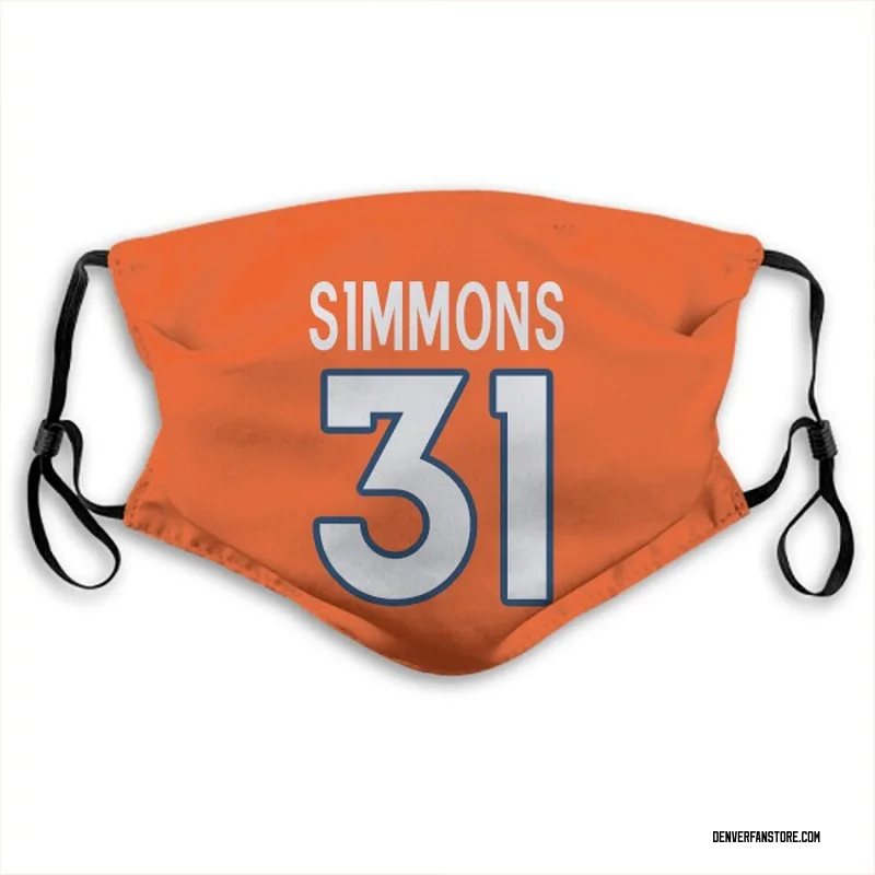 Denver Broncos Youth Orange F4557270 Nike Justin Simmons Game Jersey