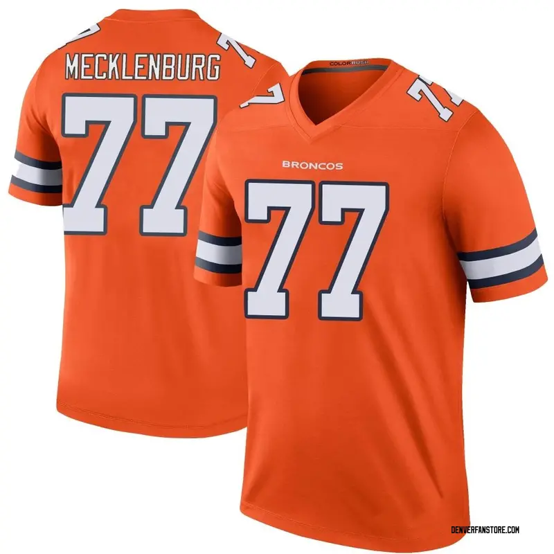 Karl Mecklenburg Jersey, Karl Mecklenburg Color Rush Legend Jersey -  Broncos Store