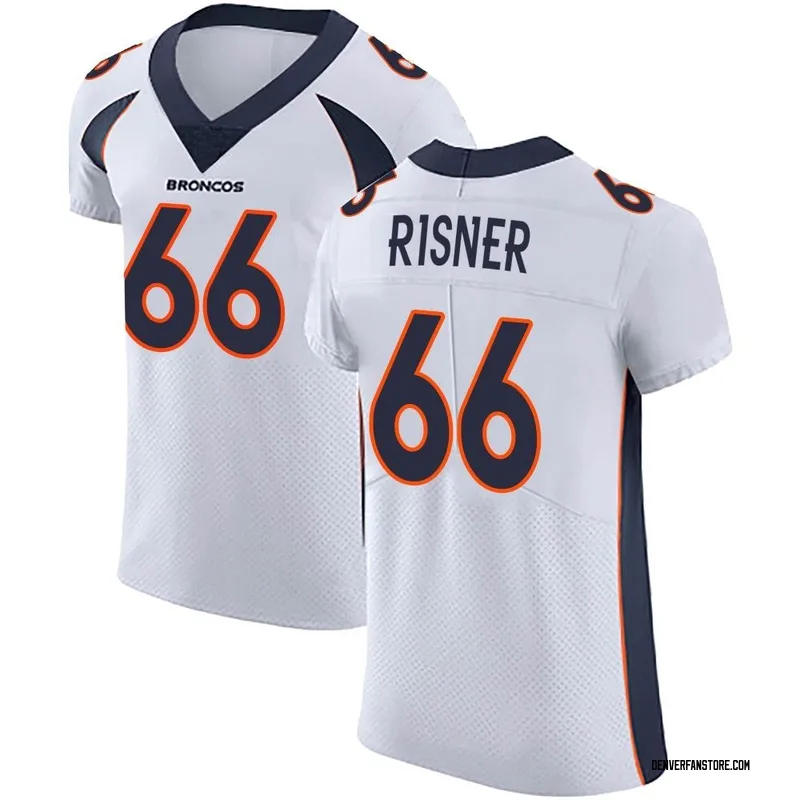 Denver Broncos Nike Home Game Jersey - Orange - Dalton Risner - Mens