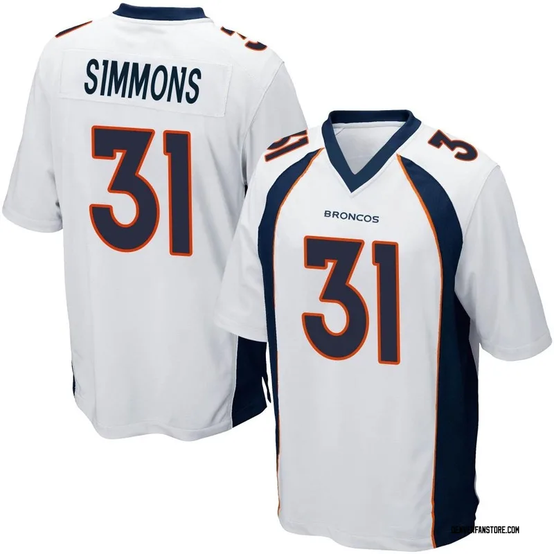 Denver Broncos Justin Simmons Jersey 2021 Limited Salute to Service Olive No.31